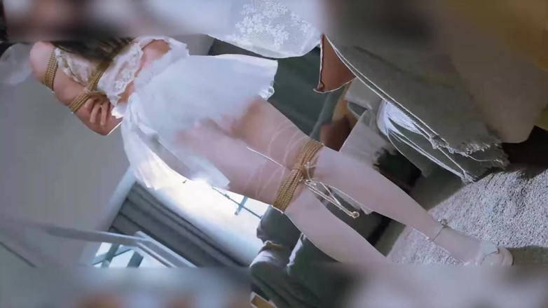 Aisan girl bondage: Ms19-a Girl in a Wedding Dress Was Disciplined by Vibrator