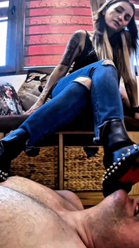Crushed Beneath My Boots - Real Humiliation for the Slave