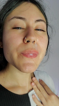 I Got a Load on My Face and It All Ended up in My Mouth! I Love Swallowing All That Cum!