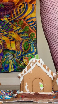 Giantess Christmas Village Slo-mo Crush Destroying My Gingerbread Houses in Slow Motion