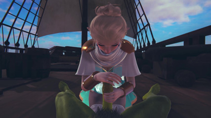 Waifu club 3D: Süßer elfe wichst orc schwanz pov
