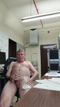 Cumming in the Office