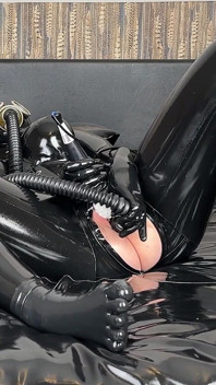 Melancap Dengan Sniff Dildo