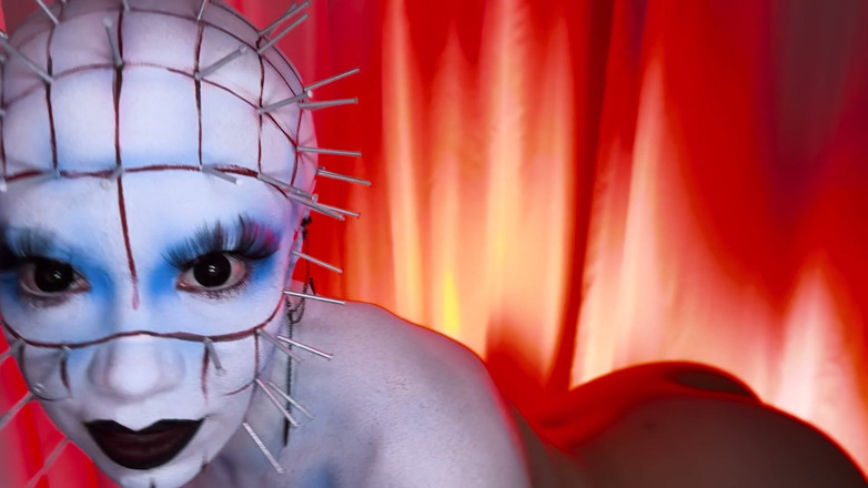 Little Puck: Plaisir infernal (cosplay pinhead en POV)