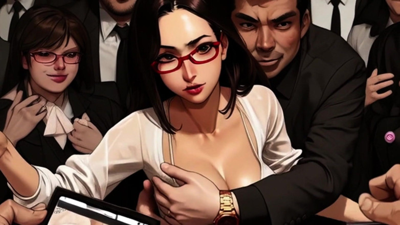 Spicy Toons: Vysokoškolačky lovící ptáky dostanou gangbang v moshské jámě