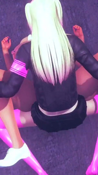 Hooters meid wordt geneukt door een Futa | 3D-porno-parodie