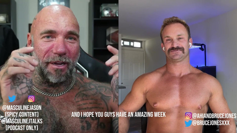 Raw and Uncensored with Masculine Jason: Porn star confessions - Bruce Jones (bölüm 169)