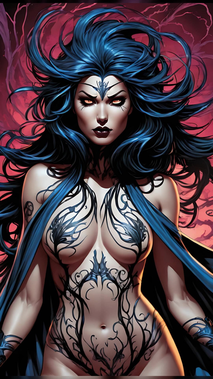 LustRender: Nud Tempest Veil Dark Wind