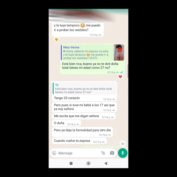 Mexicasero: 玛丽夫人变得饥渴，我们最后做爱了