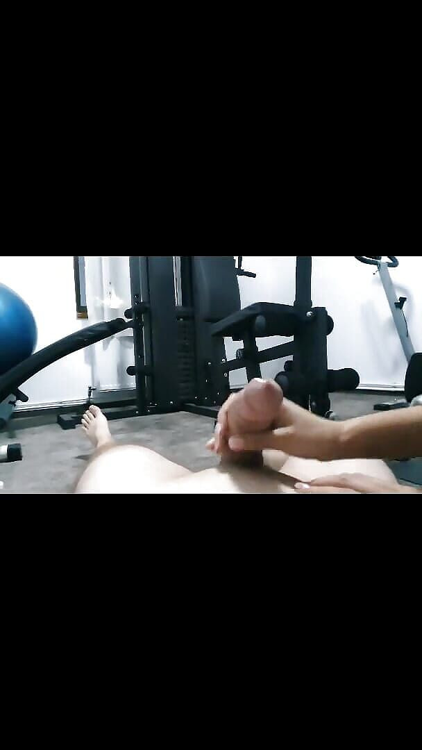 badkittyB: ラフフェムドム尿道サウンディングの奴隷コックのジムと12インチ拡張器、手コキ