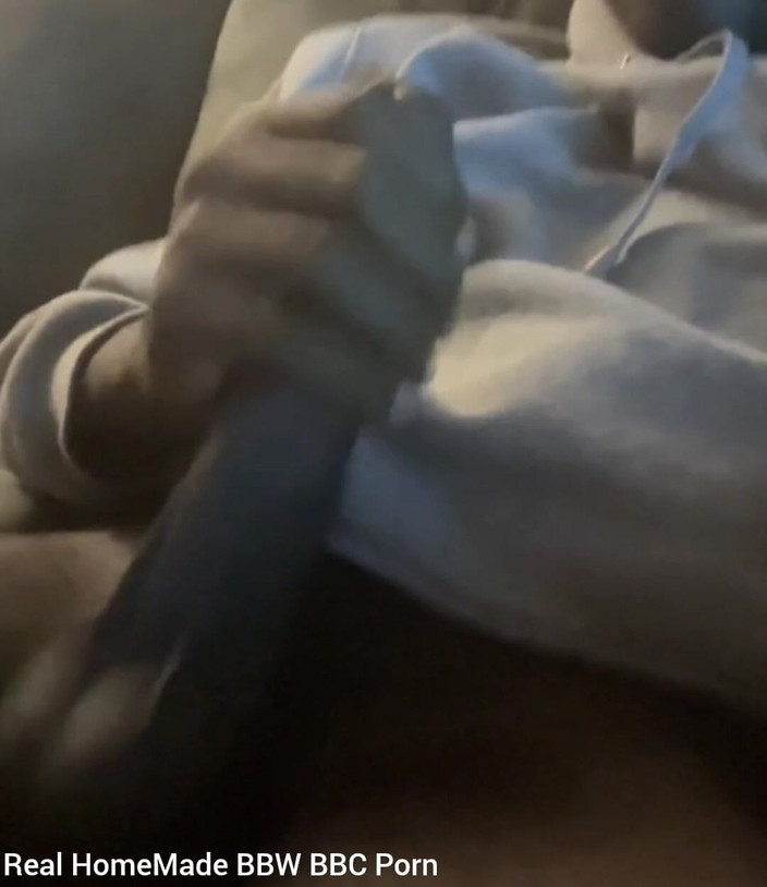 Big black cock BBCee: I sängen avtar långsamt kantning min bbc