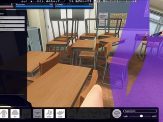 H3DC: Fată hentai 3D se masturbează în clasă