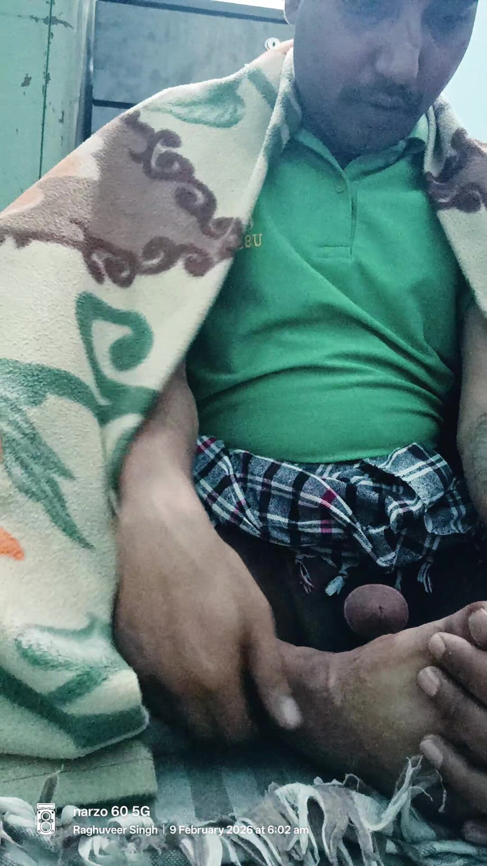 Rajasthani-old-lover: Ufficiale di polizia indiano uomo dell'esercito Desi man