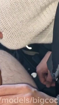 Sucking off a Stepbrother in the Parking Lot