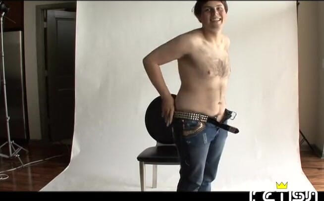 Gay Diaries: Horny guy takes a photoshoot and masturbates at porn interview