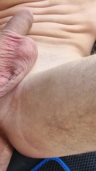 Femboy Bitch, Teasing with a Big Cock and a Smooth Ass in Public, and for That, He Gets Fucked Hard Until He Cums!