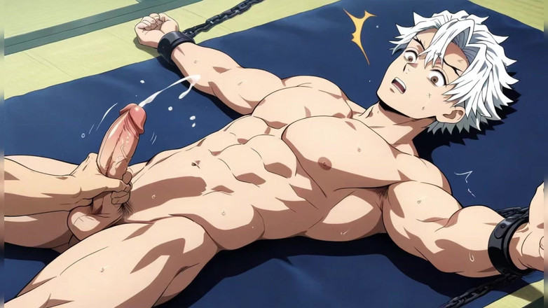 AI gay porn: Grande cazzo gay sborra