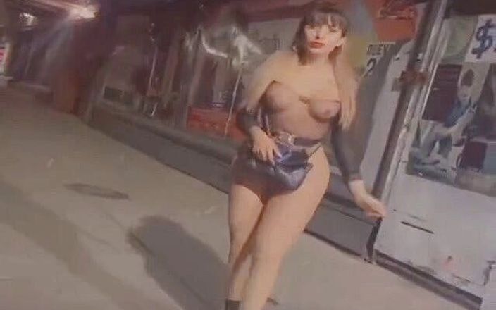 AlarconSherly: tranny standing on the street in tlalpan like a whore