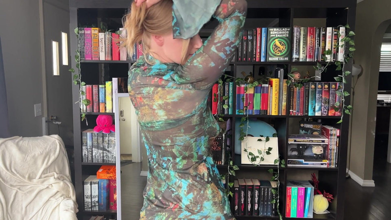 Nerdy Nympho: Percubaan pakaian hitam dan putih lutsinar