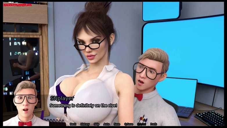 Naughty gameplays: Sexbot by Llamamann Games - MILF Big Tits Dominates Horny Dude,...