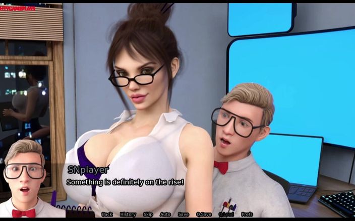 Naughty gameplays: Sexbot - MILF Duże cycki dominuje napalony koleś, bardzo seksowny ogromny...