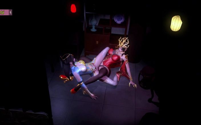 Soiyu Hentai: Nữ hoàng Medusa và Feng Qing Yi quyến rũ - hoạt...