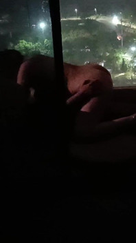 Wife Fucks Husbands Boss in Balcony for His Promotion