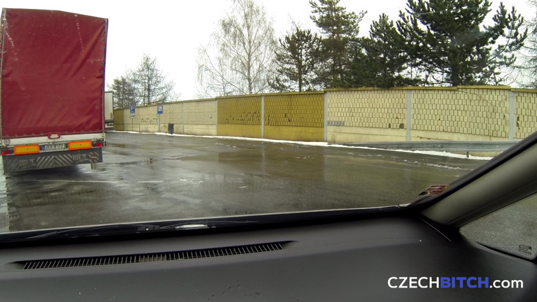 Czech Bitch: Tcheca cadela 3: anal em pêlo consensual no estacionamento