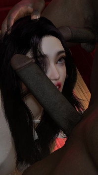 Asian Succubus Contrast Goddess [mira] Enjoys Black Cock