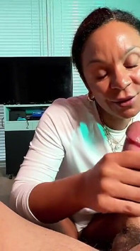 Éjaculation faciale en levrette, pipe, edging inversé 409