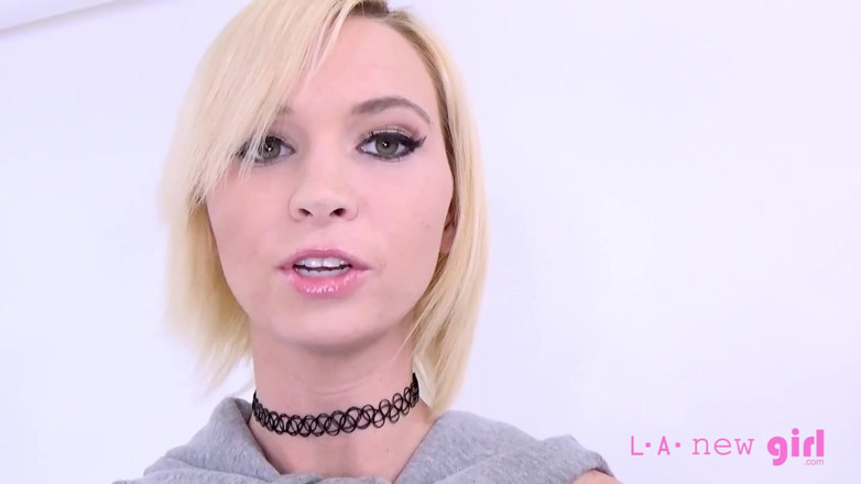 L.A. New Girl: Big tits blonde gets fucked just to become a model