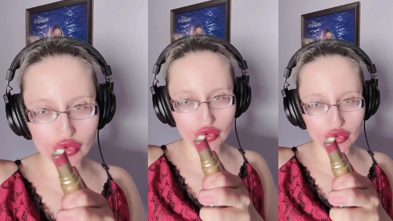 FinDom Goaldigger: Asmr sladká čokoláda jíst- Asmr, brýle, Obryně, Rtěnka, Velké Rty, Mough,...