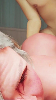 Granny 71 Yo with Big Boobs Fuck a Young Man
