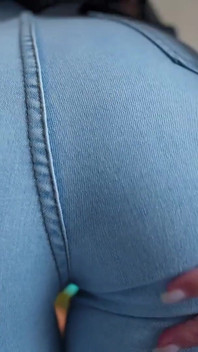 Jeans sezení na obličeji POV! Perfektní ass jeans try na haul