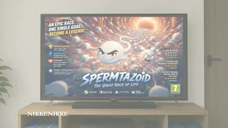 Nikkenikke animation: Yaoi: Spermtazoid Game: Level up in Her Stuffed Little Ass