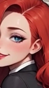 Waifu secretaresse pov - rode lingerie & haarvariëteit kantoor close-up neuken