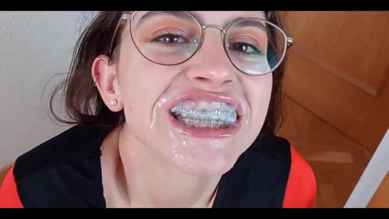 Shanaxnow: Please Cum on My Braces Dirty Talking Teen Blowjob. Shanaxnow