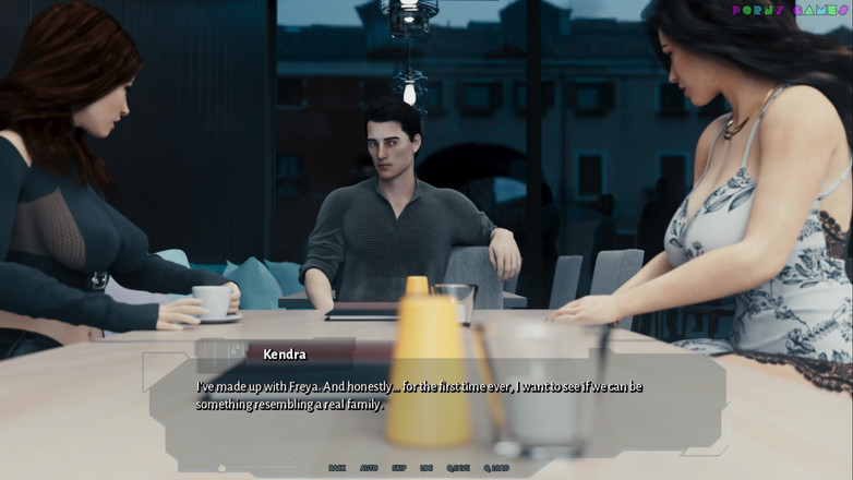 Porny Games: Godaan cybernetic oleh 1thousand - seks bertiga yang tidak dijangka, dubur dan...