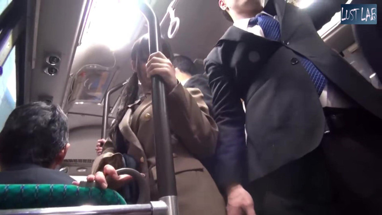 Lust lab: Crowded Train Chaos. a Sudden Moment Turns Into Something Unexpected -...