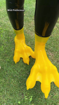 Expectation Walking on Majestic Silicone Paws. Reality Me Trying Not to Faceplant in the Grass While Filming