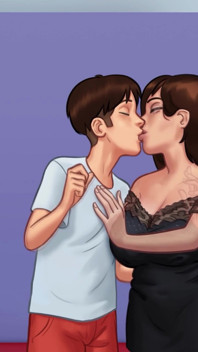 Makan sarapanmu, nak, sementara ibu tiriku nyepong kontolmu | Kisah musim panas V21.0.0 | Permainan Tabu Hentai