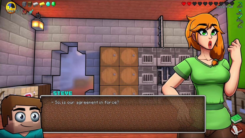 Alita: Hornycraft Minecraft parodisi - Alex Steve'e zümrütler için şimdiye kadarki en iyi...