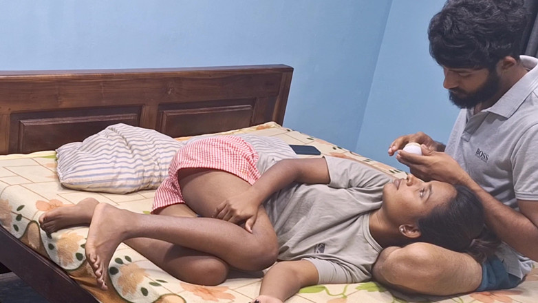 Shashi X: Real Indian Stepsister Helps Stepbrother Cum Quickly While Parents Wait...