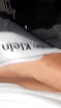 Cock Masturbating on a Crowded Bus - Made Him Cum Hard with His Hand! - Cock Blinking - Porn in Spanish