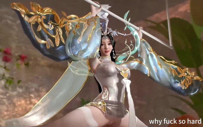 Why fuck so hard: 3D schlampe cosplay huren mit dicken möpsen haben sex zu...