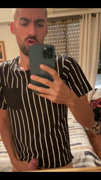 I was jerking off today after work