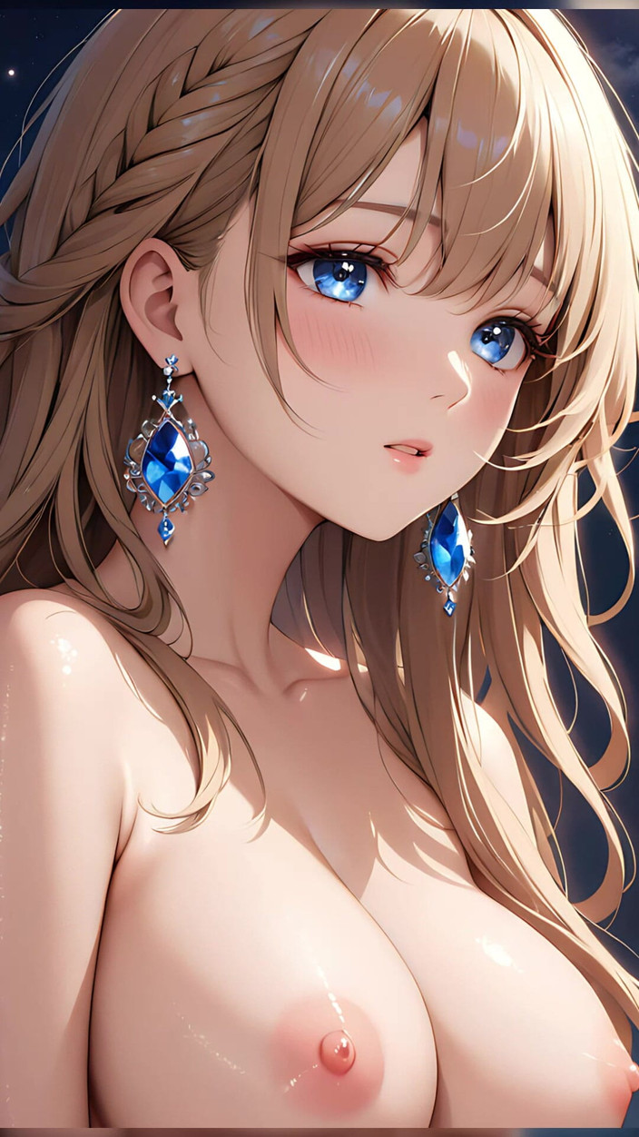 LustRender: Moonlit Dreams - Ai -flicka badad i mjuk månglöd