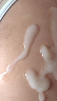 My Horny Stepson Can't Resist Looking at My Big Ass and Cums on It.