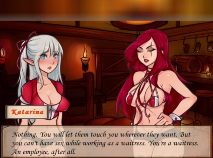 3DXXXTEEN2 Cartoon: Janna impara a servire le bevande in modo corretto. Sesso...