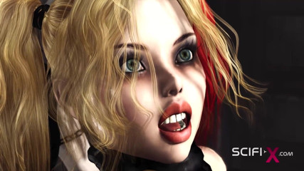SciFi-X: Seks panas di laboratorium sci-fi. Gadis seksi dientot sama monster...